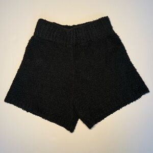 SKIMS Charcoal Knit Lounge Shorts